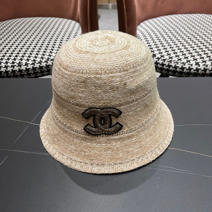 25 new mixed color knitted bucket hat