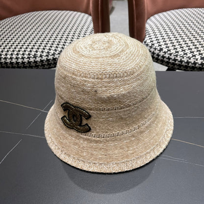 25 new mixed color knitted bucket hat