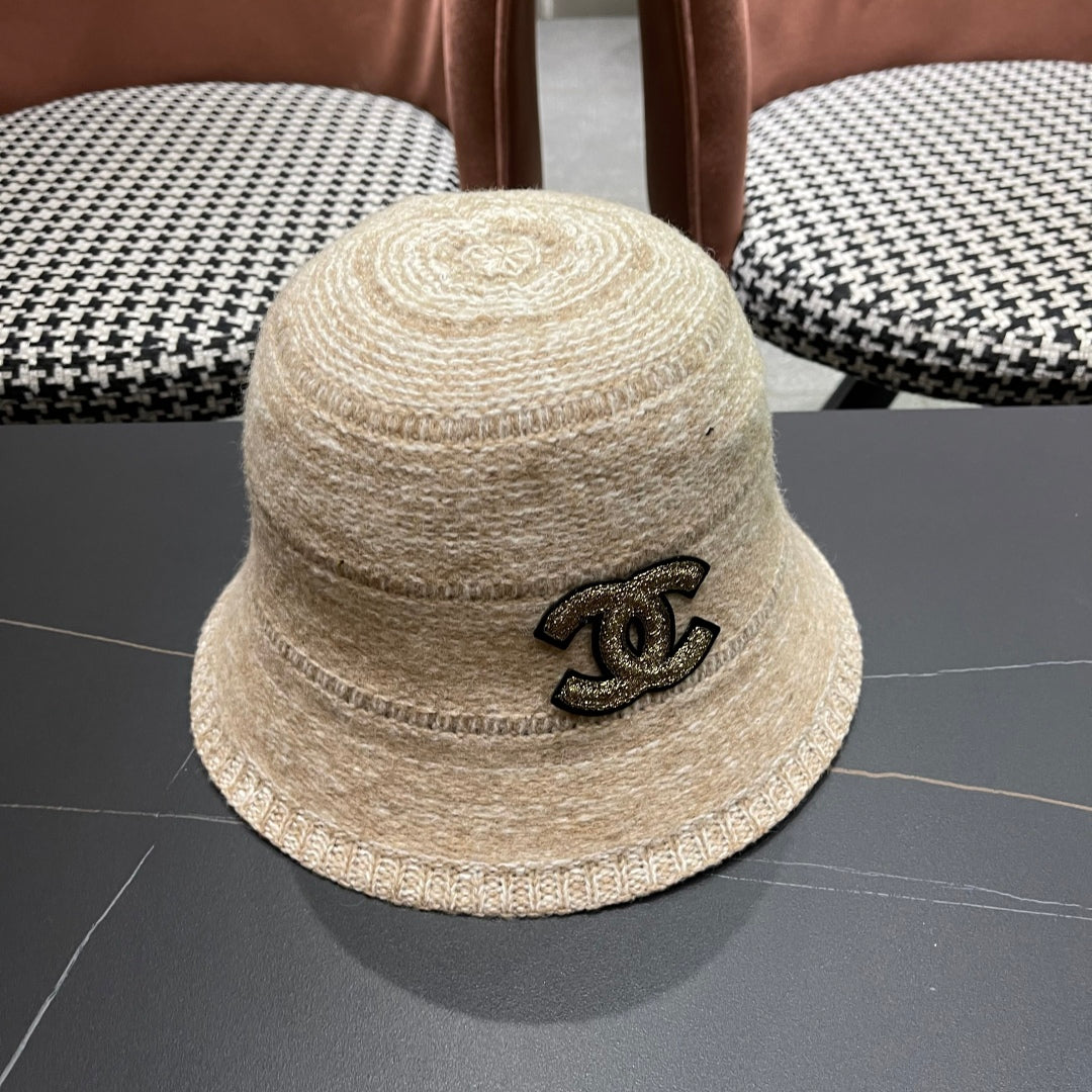 25 new mixed color knitted bucket hat