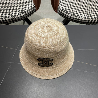 25 new mixed color knitted bucket hat