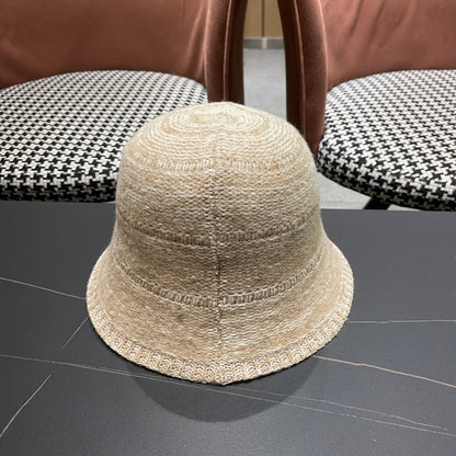 25 new mixed color knitted bucket hat