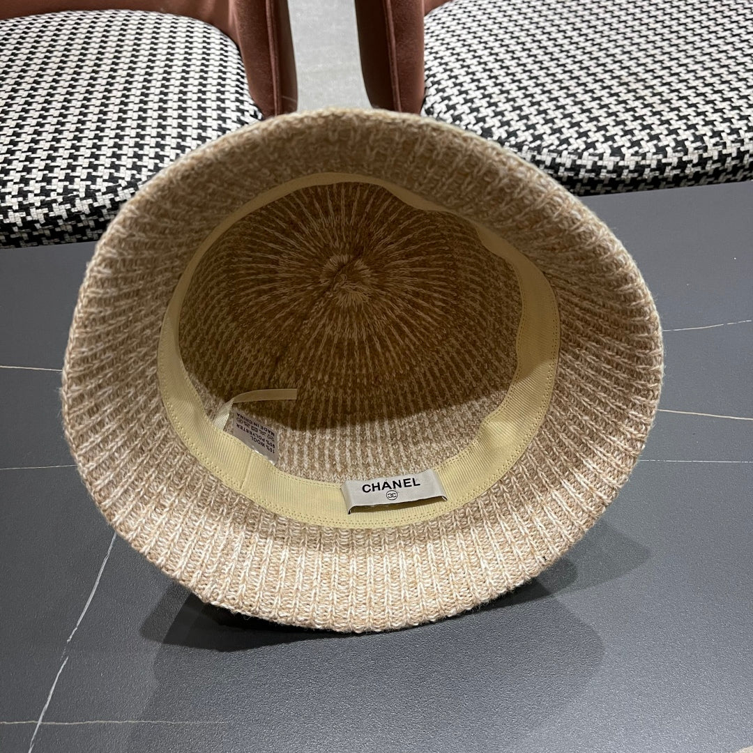 25 new mixed color knitted bucket hat