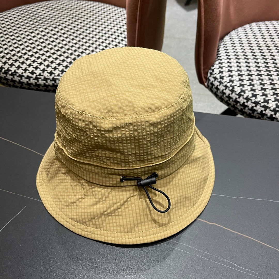 New drawstring bucket hat