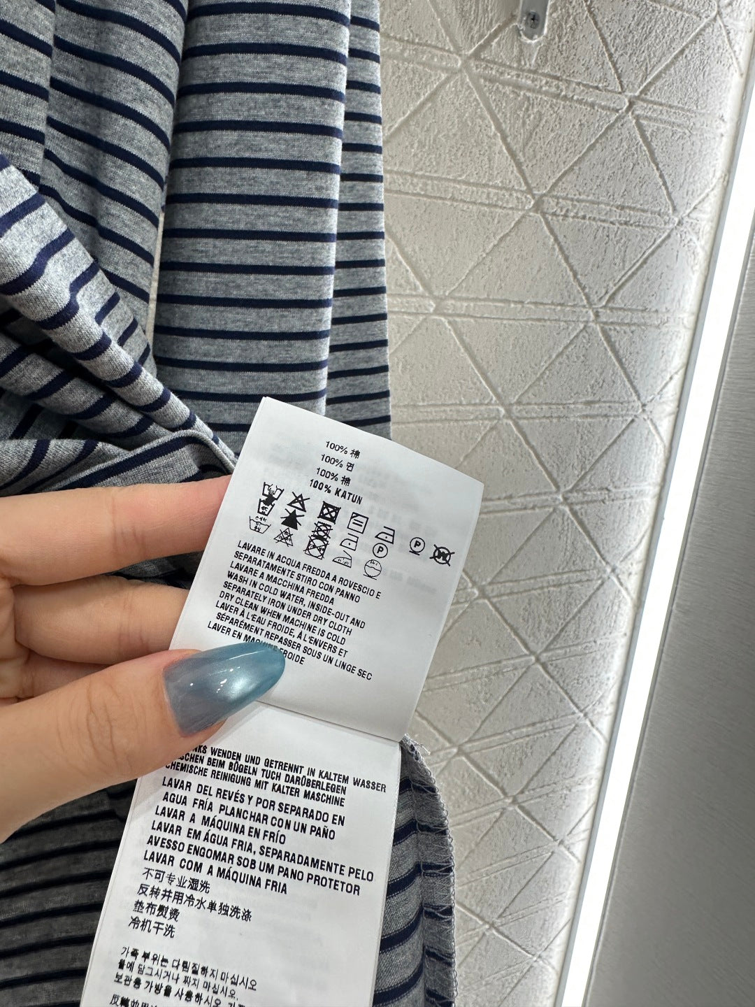 25fw new contrast color striped long sleeves