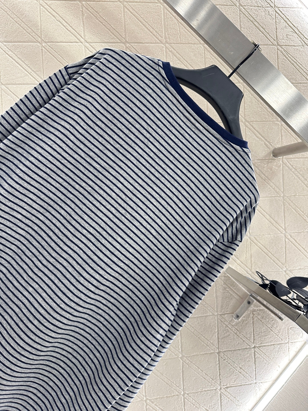 25fw new contrast color striped long sleeves