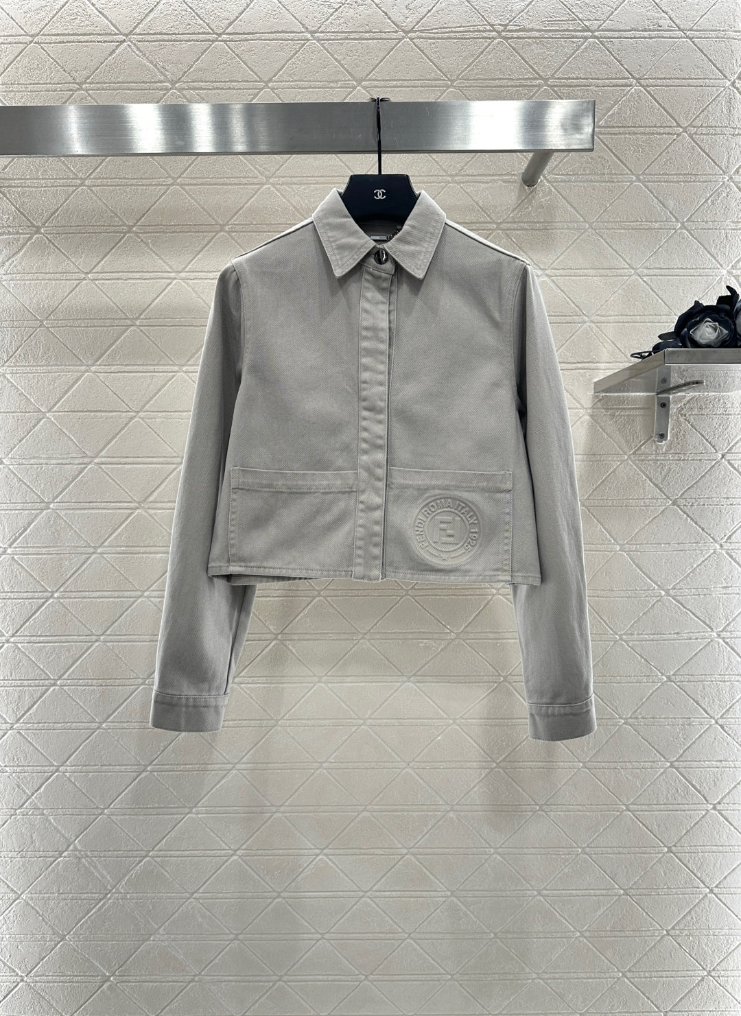 25fw new denim jacket with trousers suit