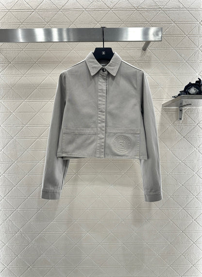 25fw new denim jacket with trousers suit