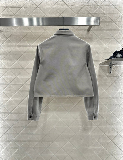 25fw new denim jacket with trousers suit