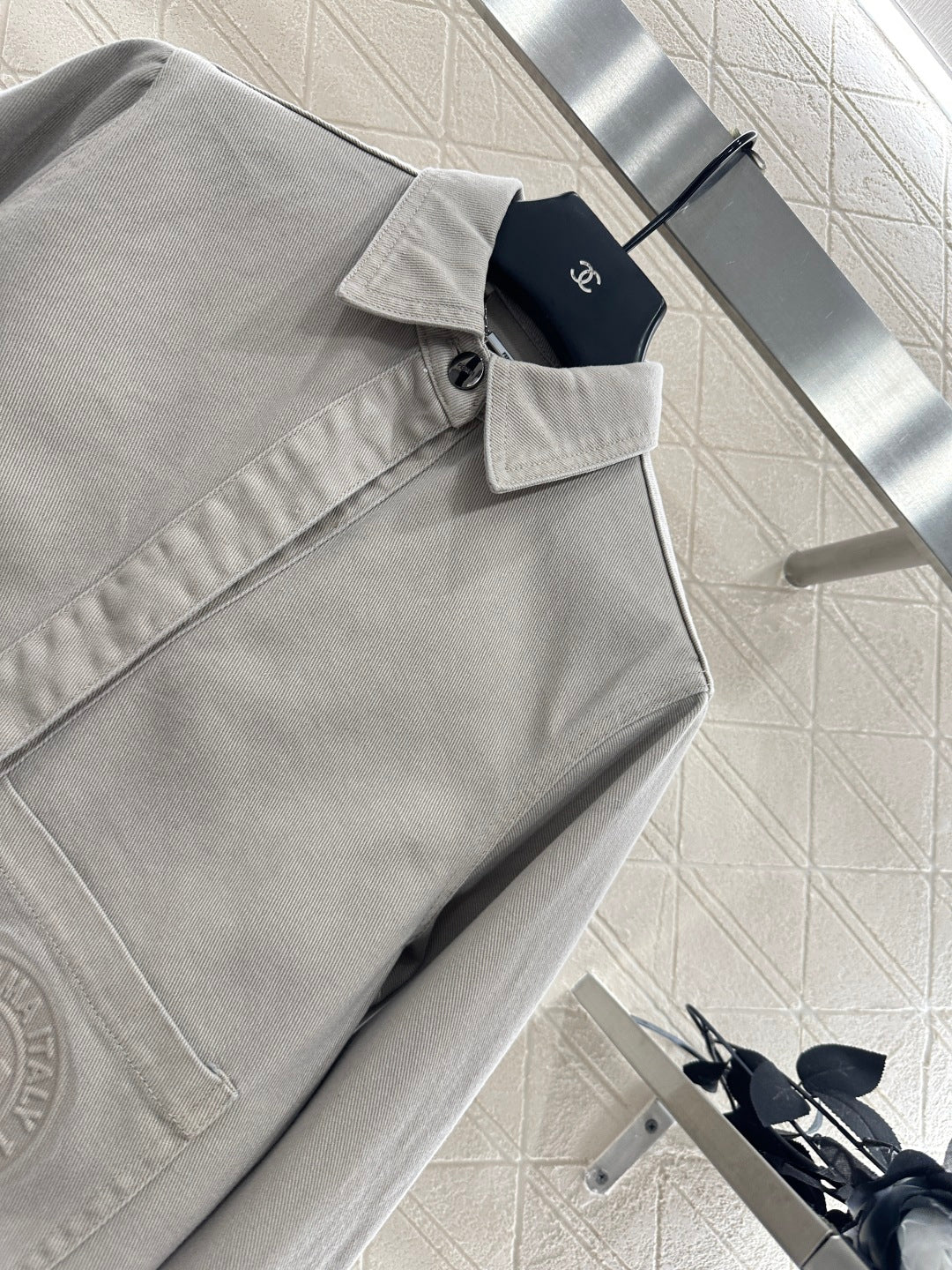 25fw new denim jacket with trousers suit