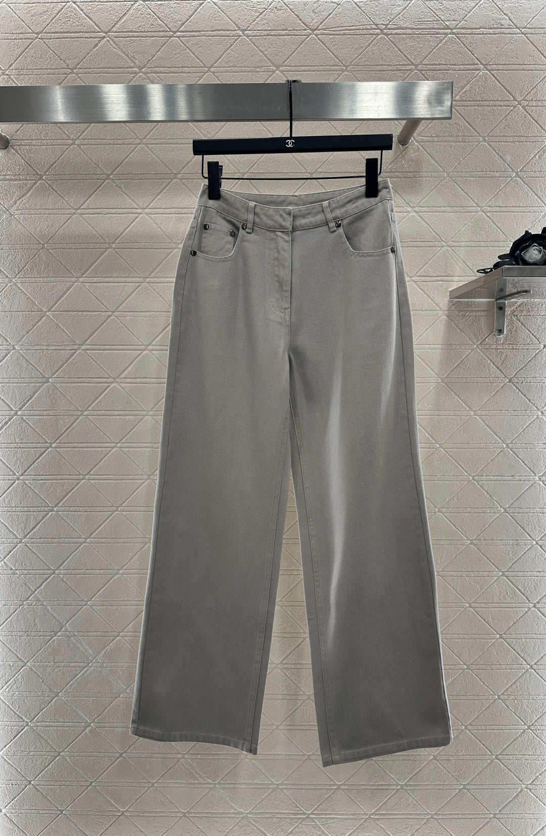 25fw new denim jacket with trousers suit