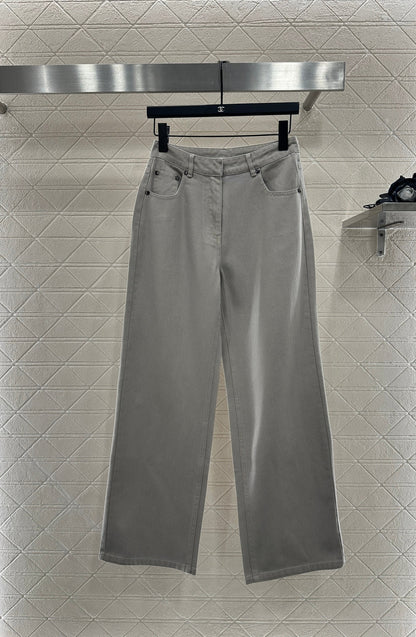 25fw new denim jacket with trousers suit