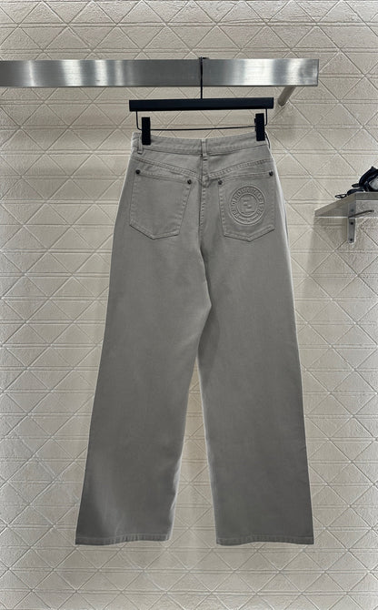 25fw new denim jacket with trousers suit