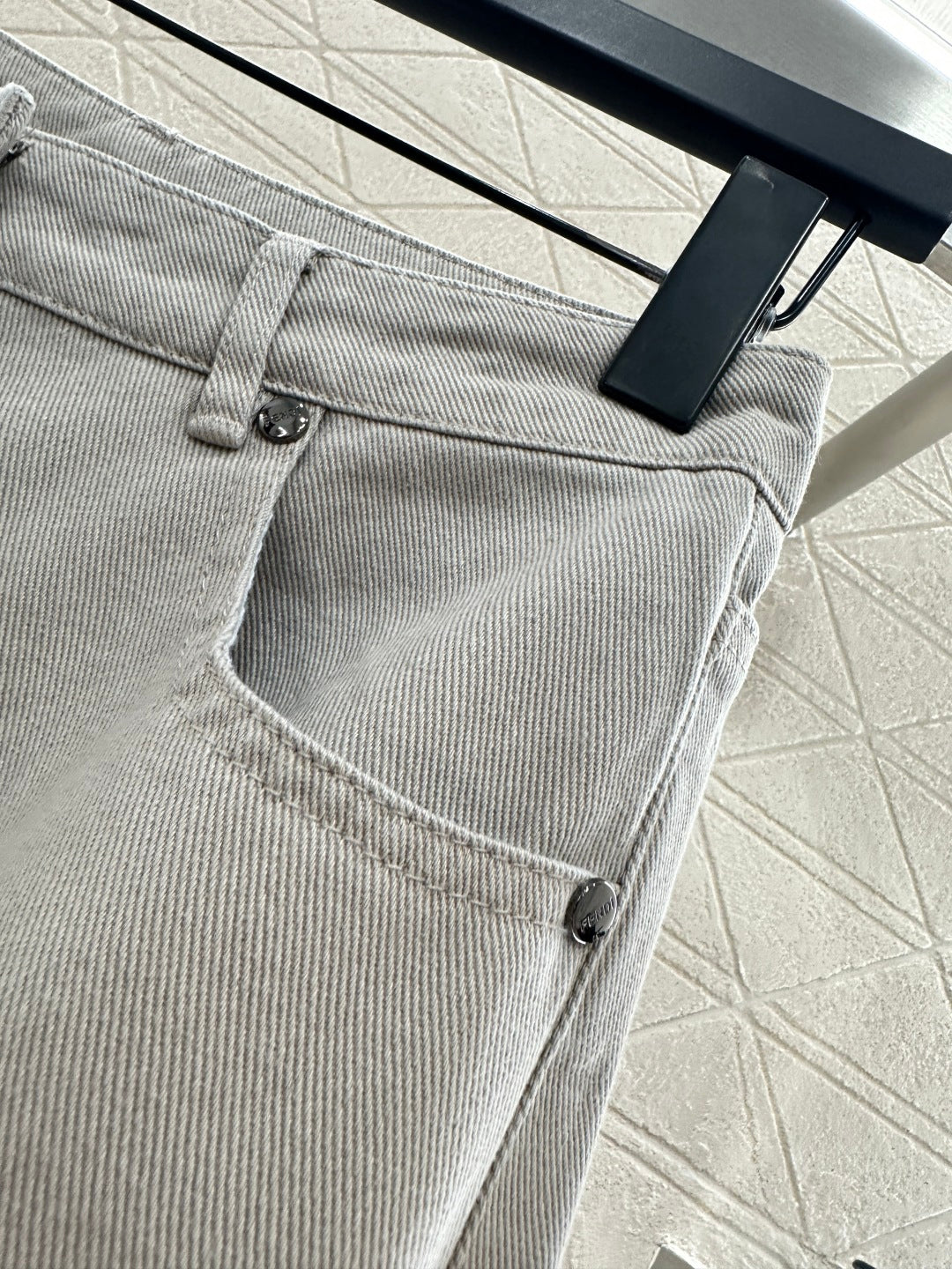 25fw new denim jacket with trousers suit