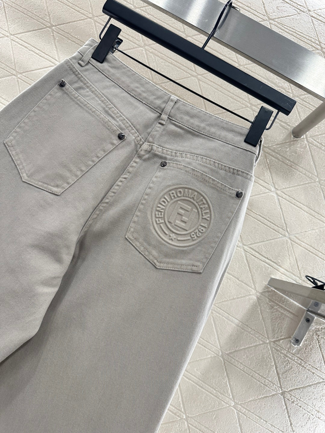 25fw new denim jacket with trousers suit