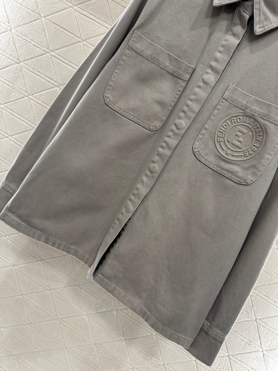 25fw new denim belt jacket with trousers suit