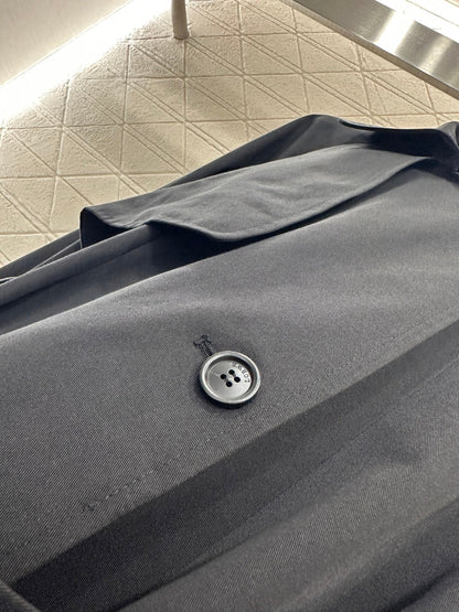 25fw new belted shawl windbreaker jacket