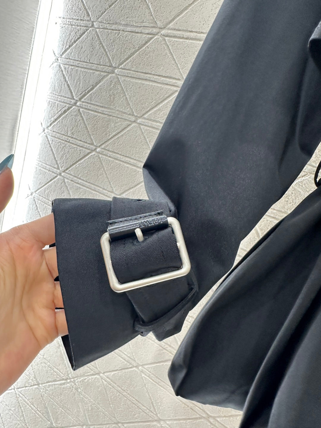 25fw new belted shawl windbreaker jacket