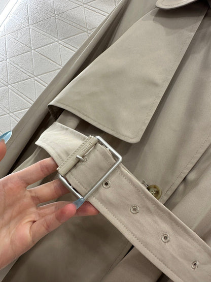 25fw new belted shawl windbreaker jacket