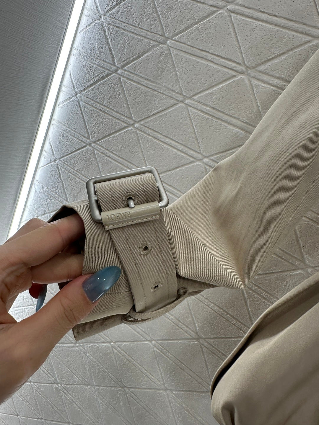 25fw new belted shawl windbreaker jacket