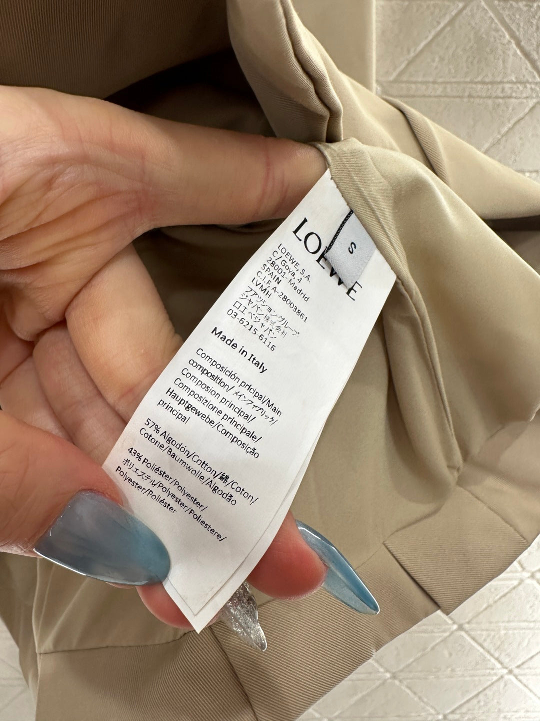 25fw new belted shawl windbreaker jacket