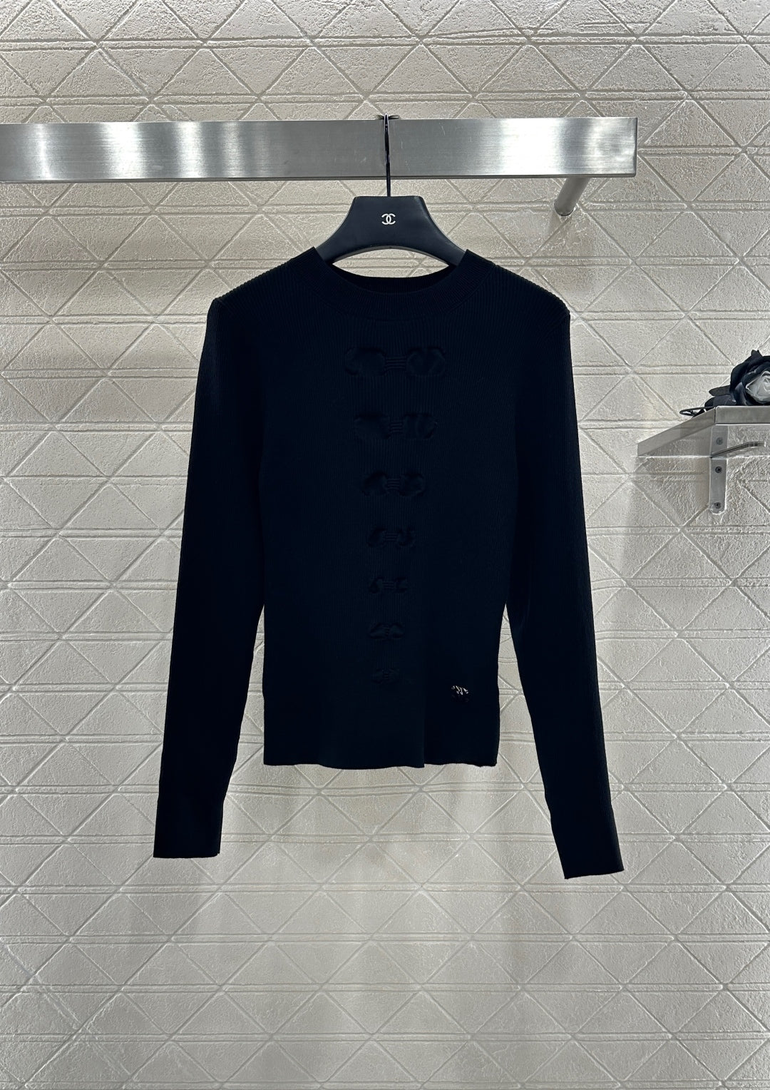 25fw new bow long-sleeved sweater