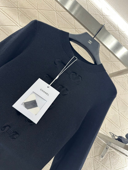 25fw new bow long-sleeved sweater