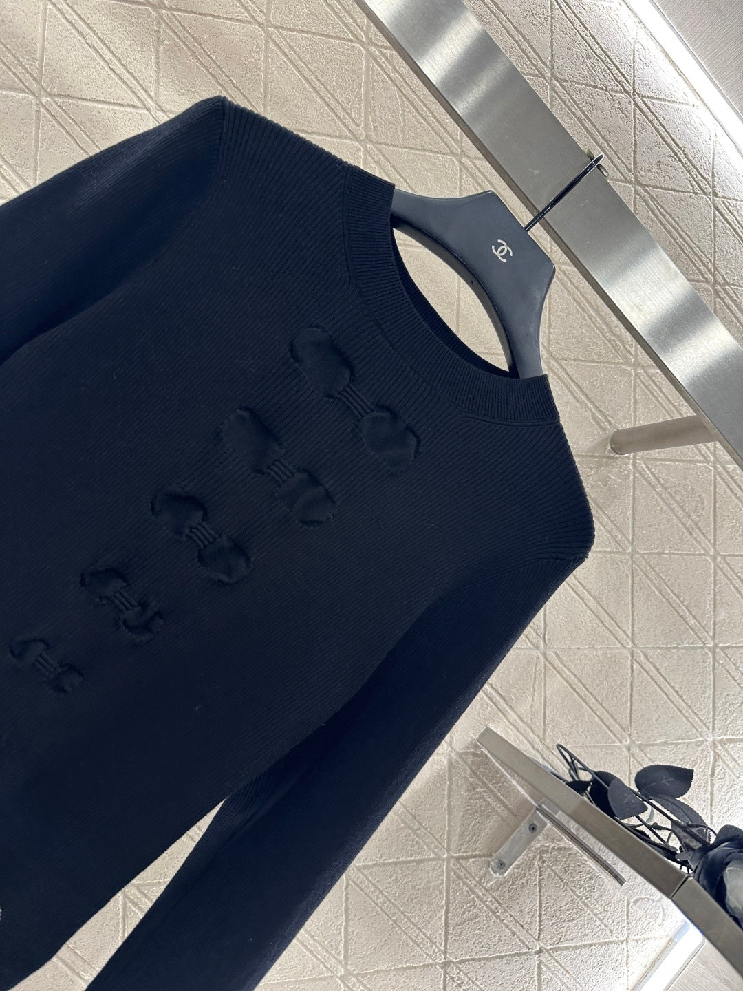 25fw new bow long-sleeved sweater