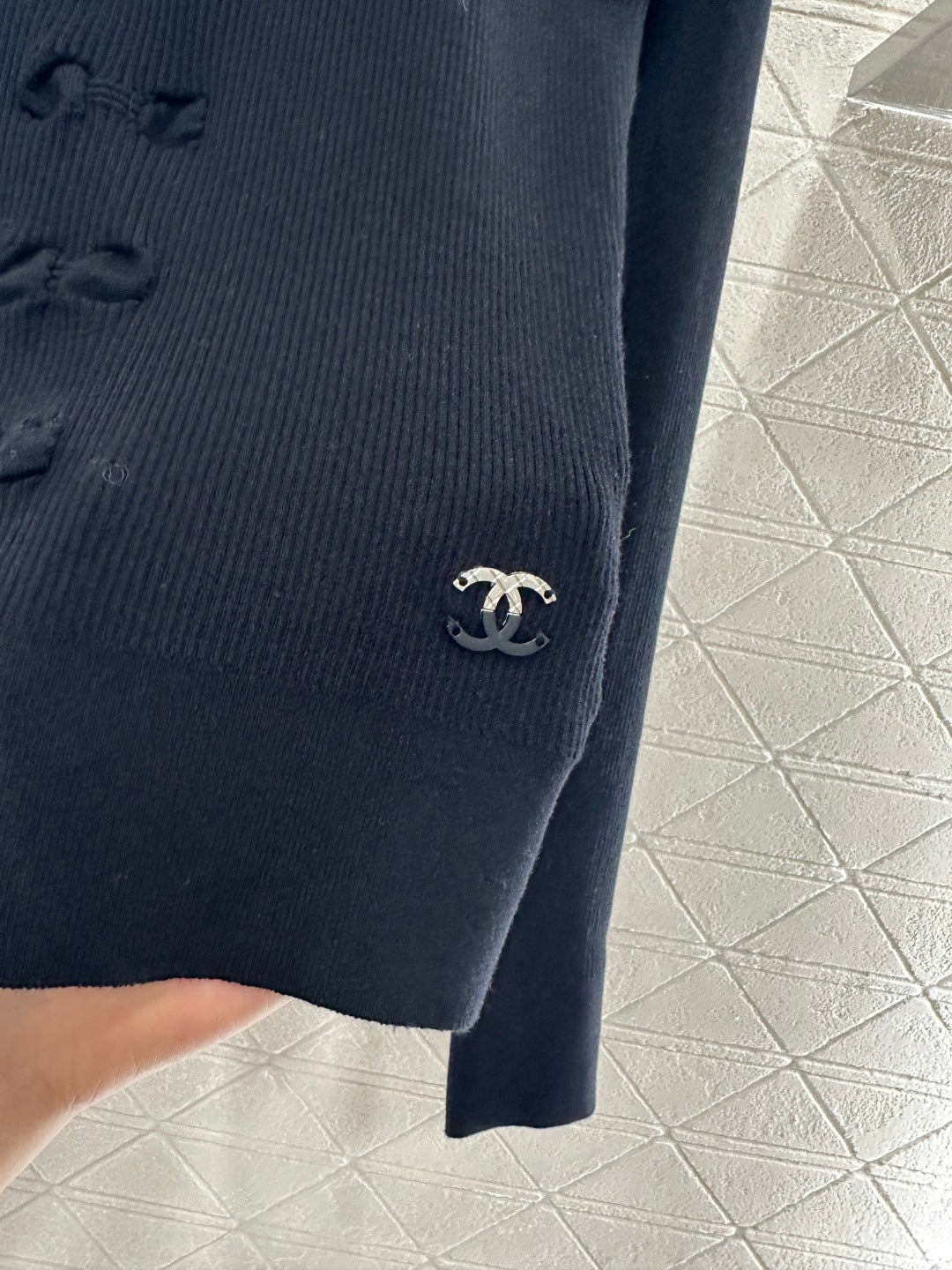 25fw new bow long-sleeved sweater