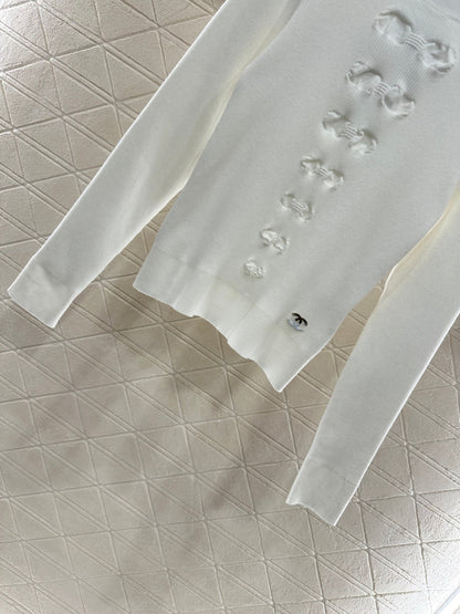 25fw new bow long-sleeved sweater