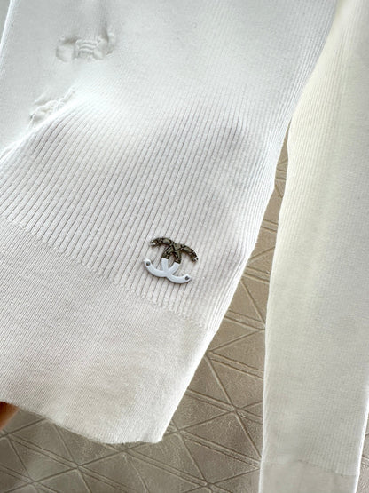 25fw new bow long-sleeved sweater