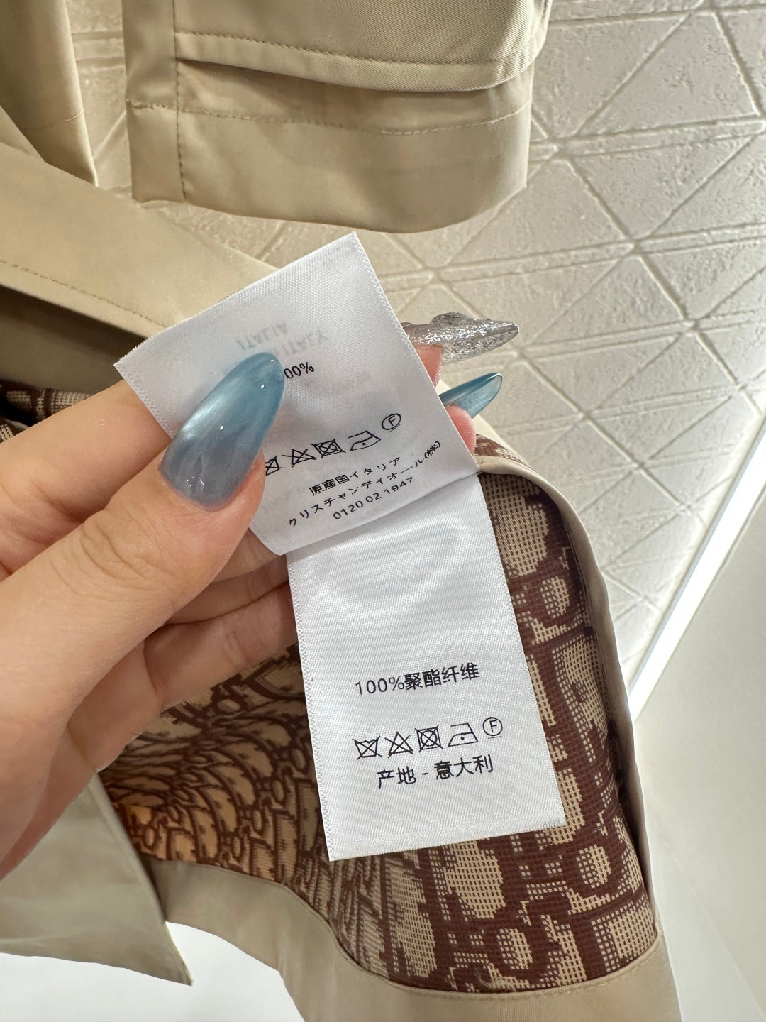 25fw new lapel belt windbreaker jacket