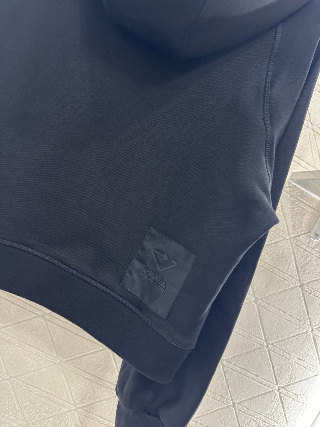 25fw new hooded letter sweatshirt with trousers suit