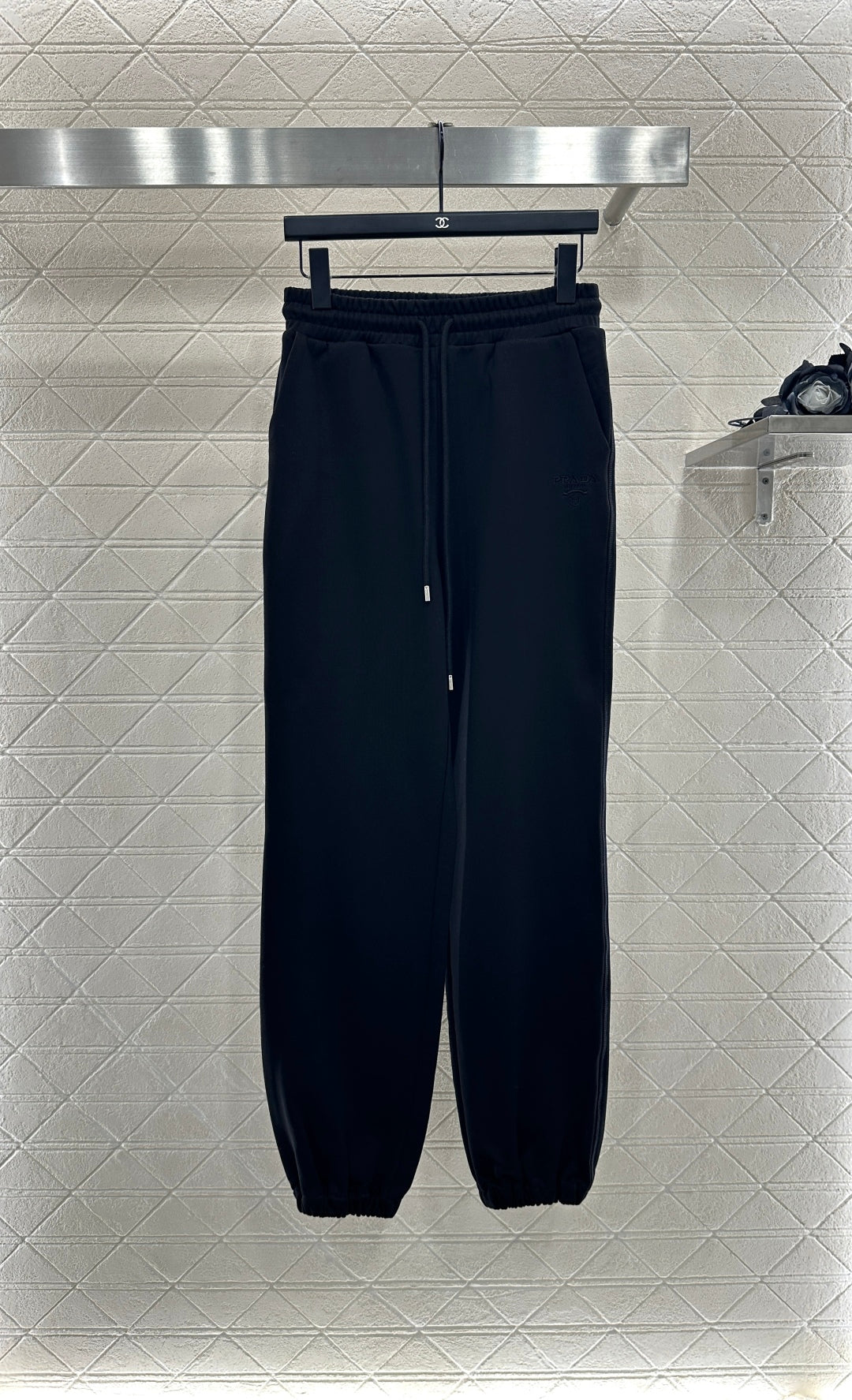 25fw new hooded letter sweatshirt with trousers suit