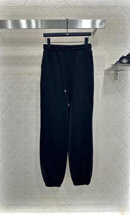 25fw new hooded letter sweatshirt with trousers suit