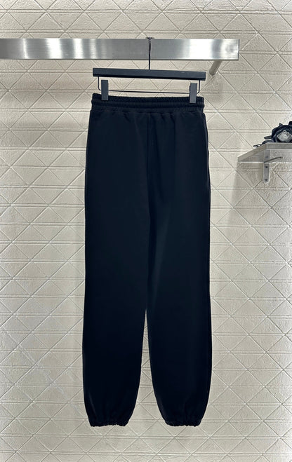 25fw new hooded letter sweatshirt with trousers suit