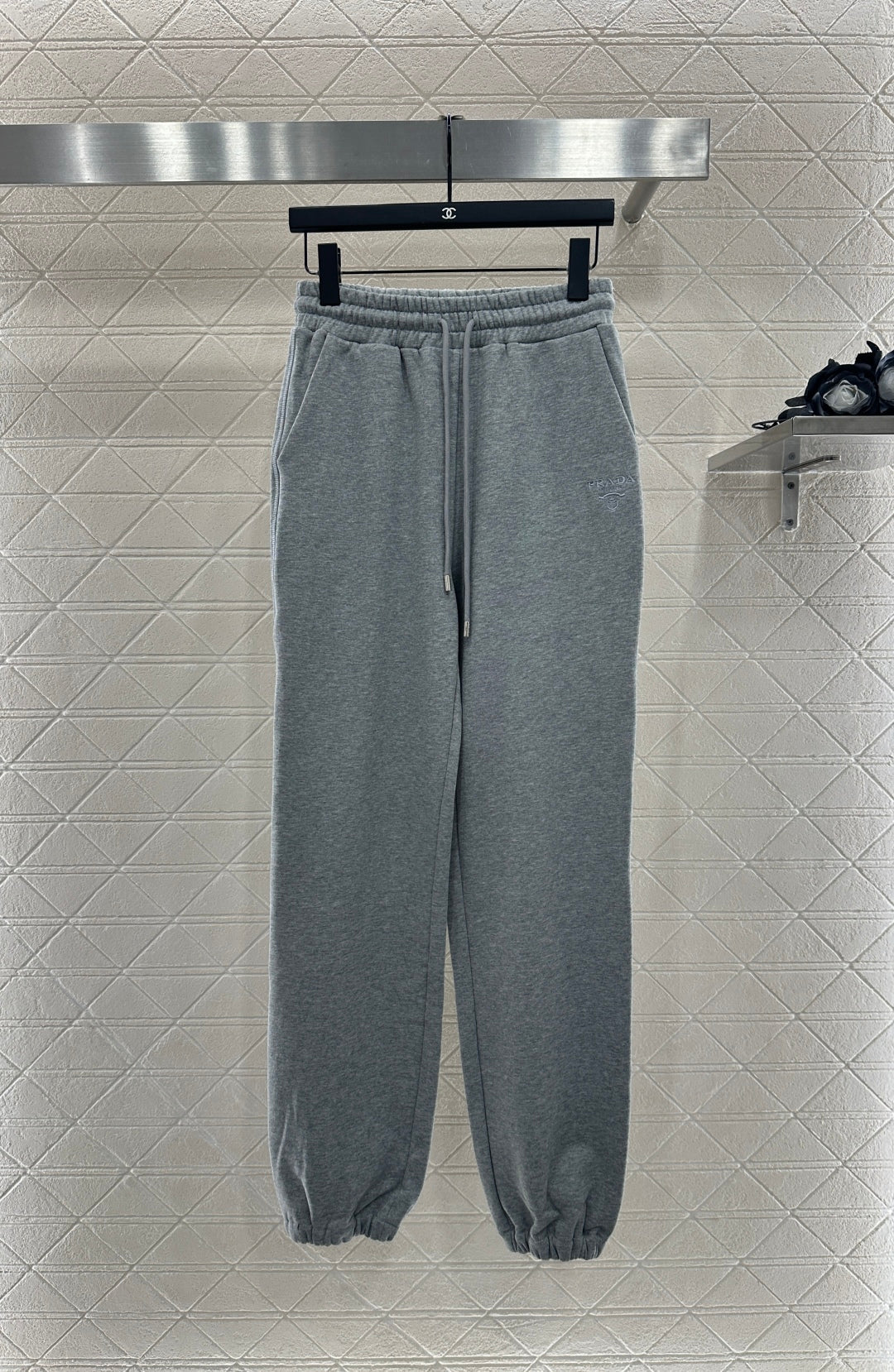 25fw new hooded letter sweatshirt with trousers suit