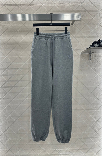 25fw new hooded letter sweatshirt with trousers suit