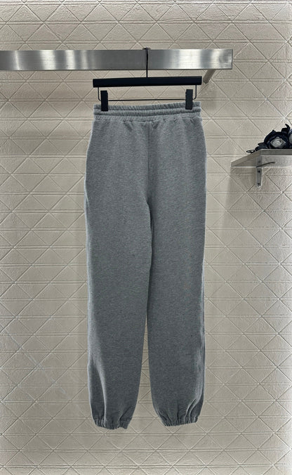 25fw new hooded letter sweatshirt with trousers suit