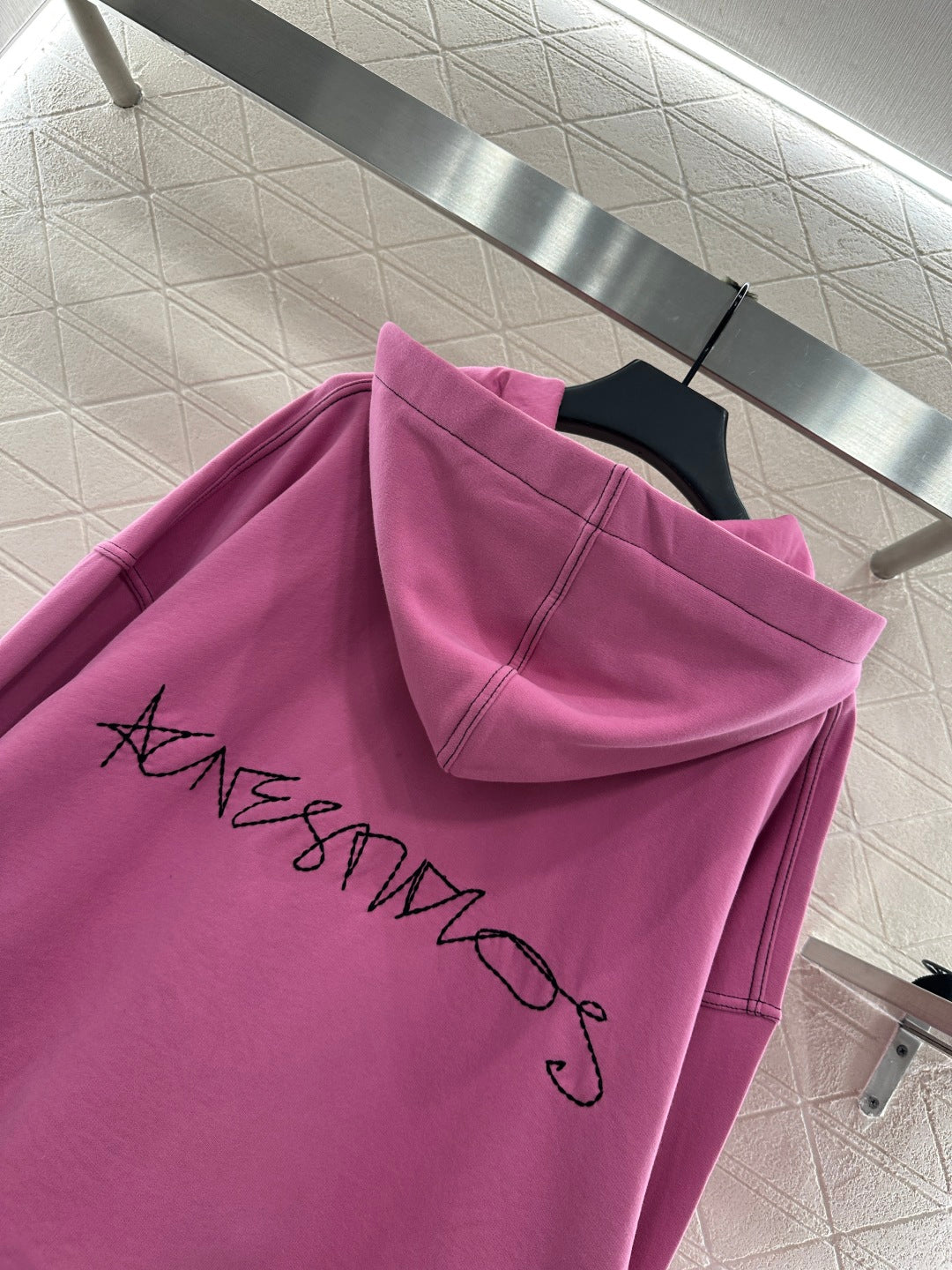 25fw new fleece hooded zippered jacket