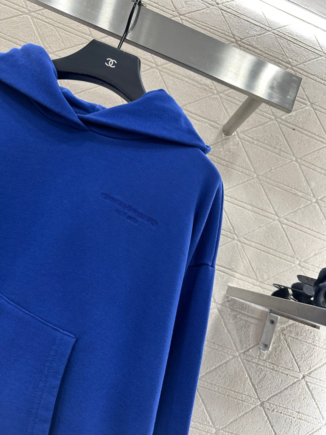 25fw new hooded letter sweatshirt shorts set