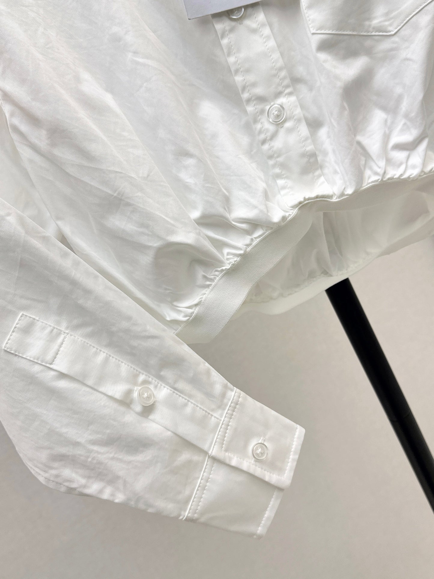 25fw new rhinestone short shirt