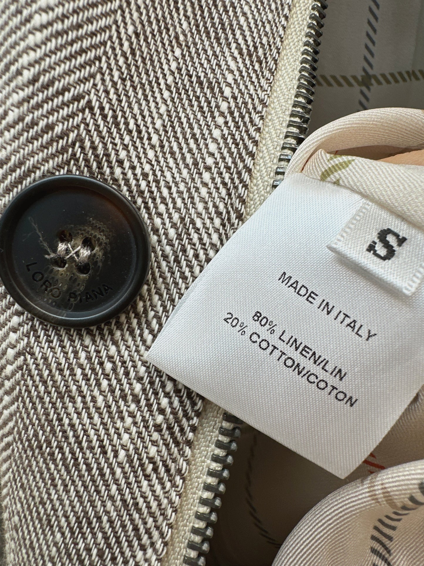 25fw new linen blend stand collar jacket