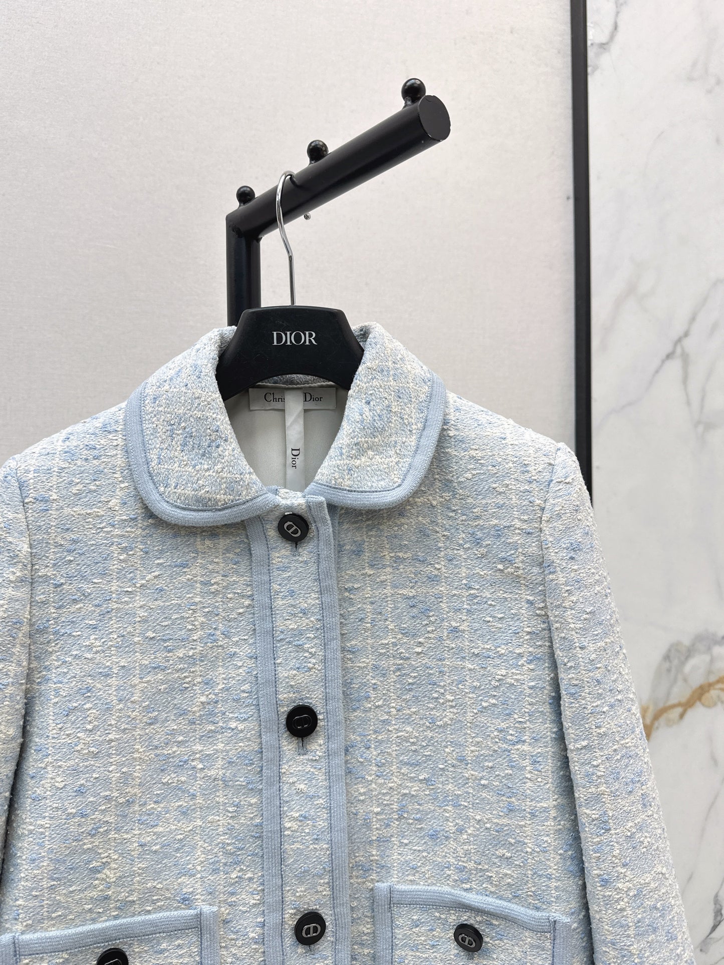 25fw new rattan check lapel jacket