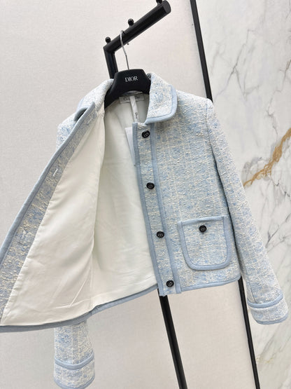 25fw new rattan check lapel jacket