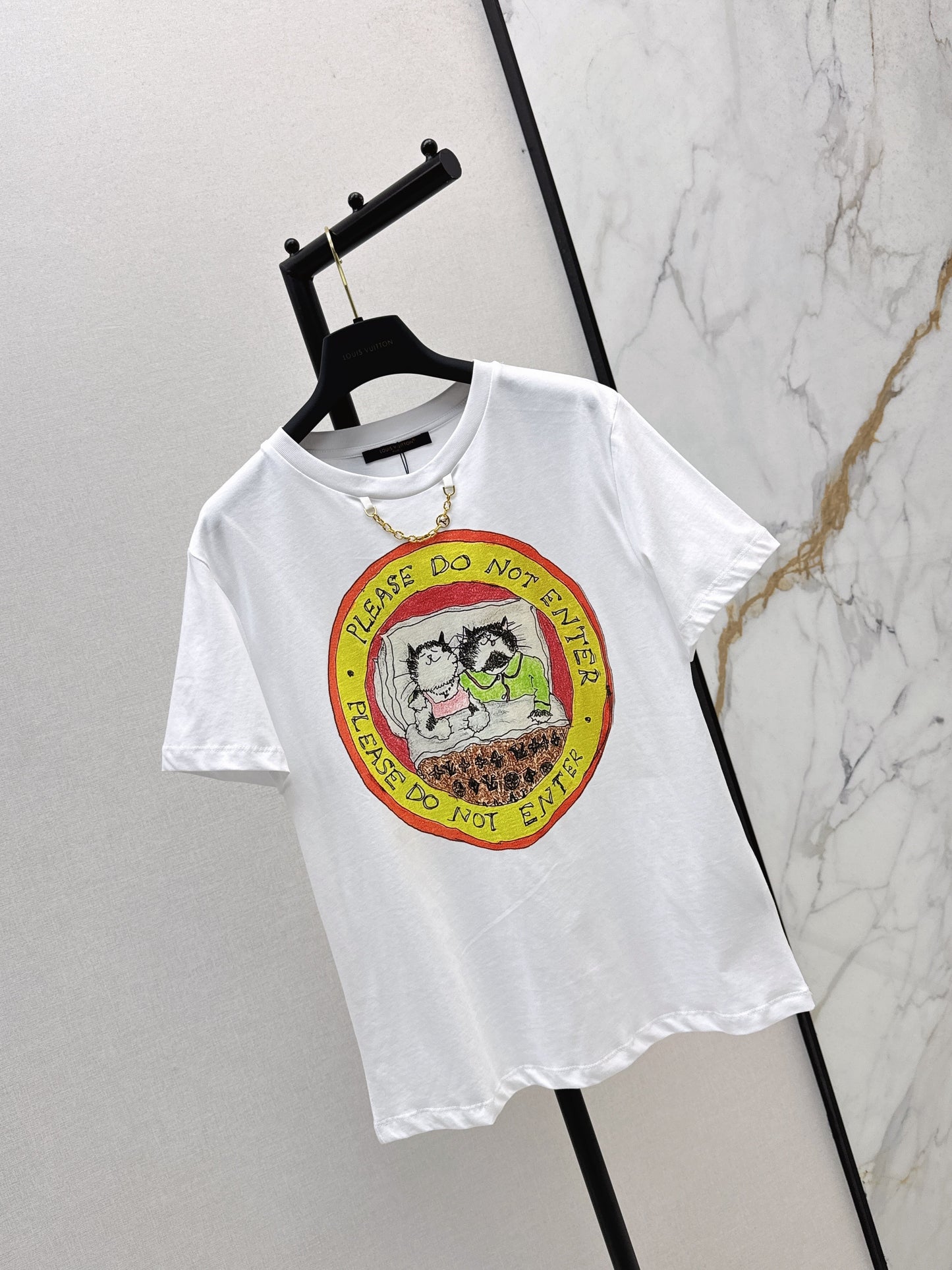 25fw new logo print short-sleeved T-shirt