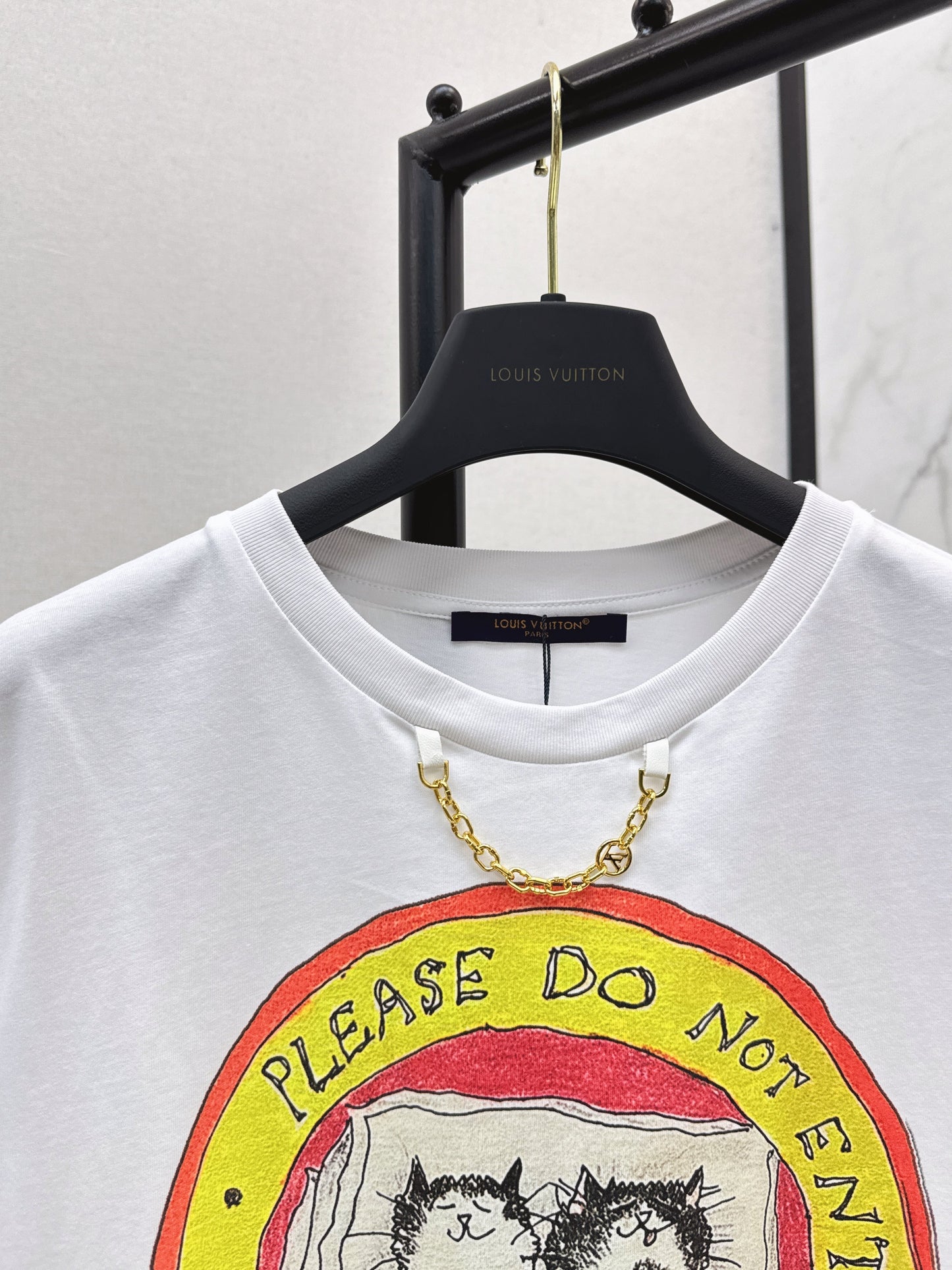 25fw new logo print short-sleeved T-shirt