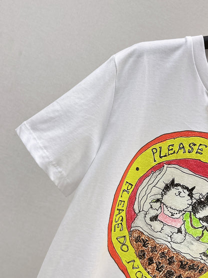 25fw new logo print short-sleeved T-shirt