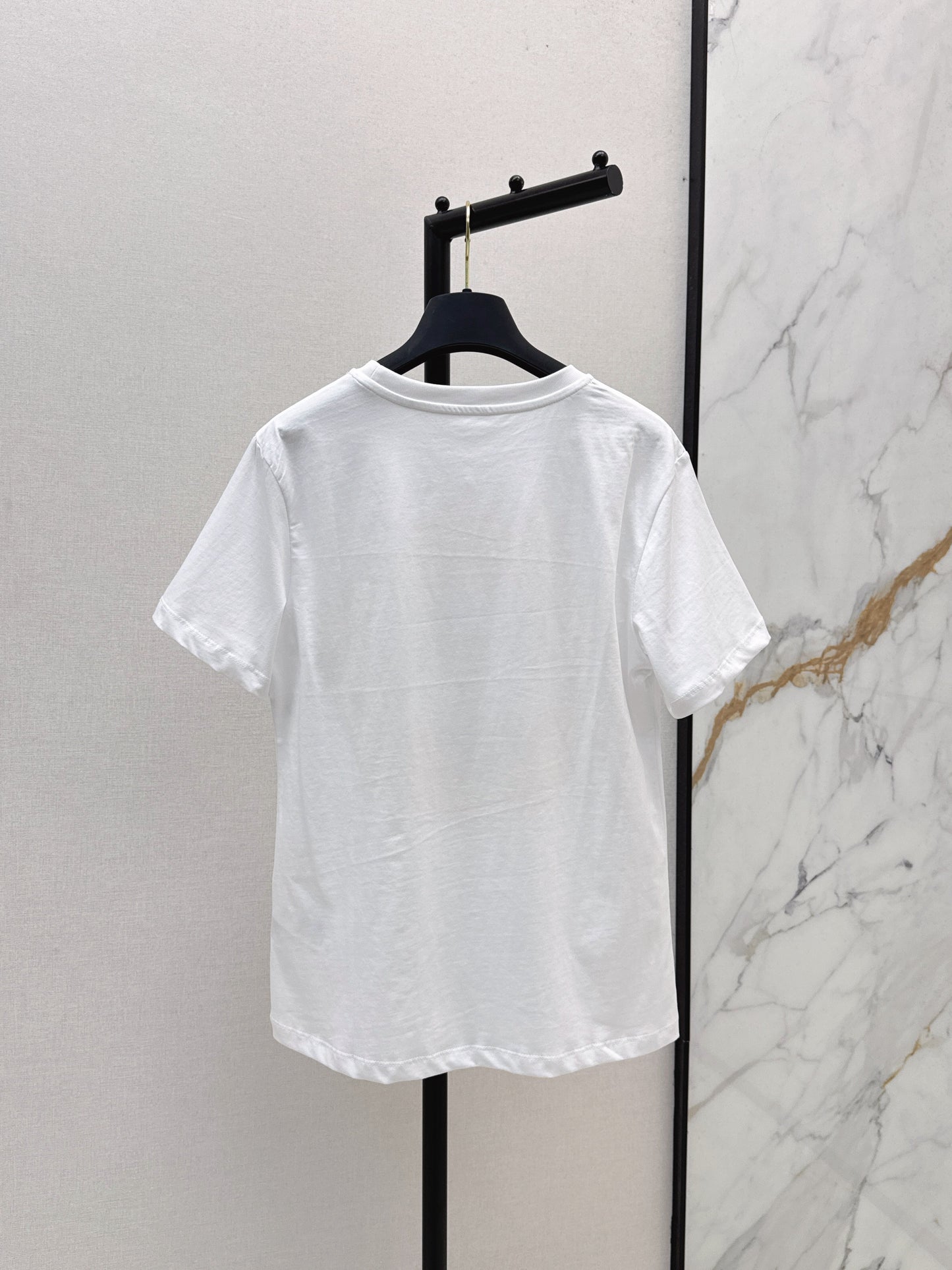 25fw new logo print short-sleeved T-shirt