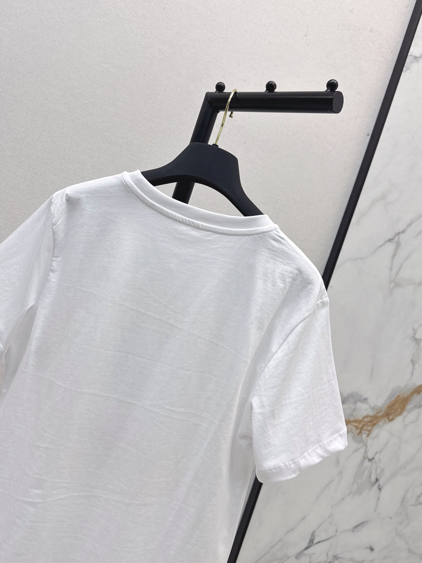 25fw new logo print short-sleeved T-shirt