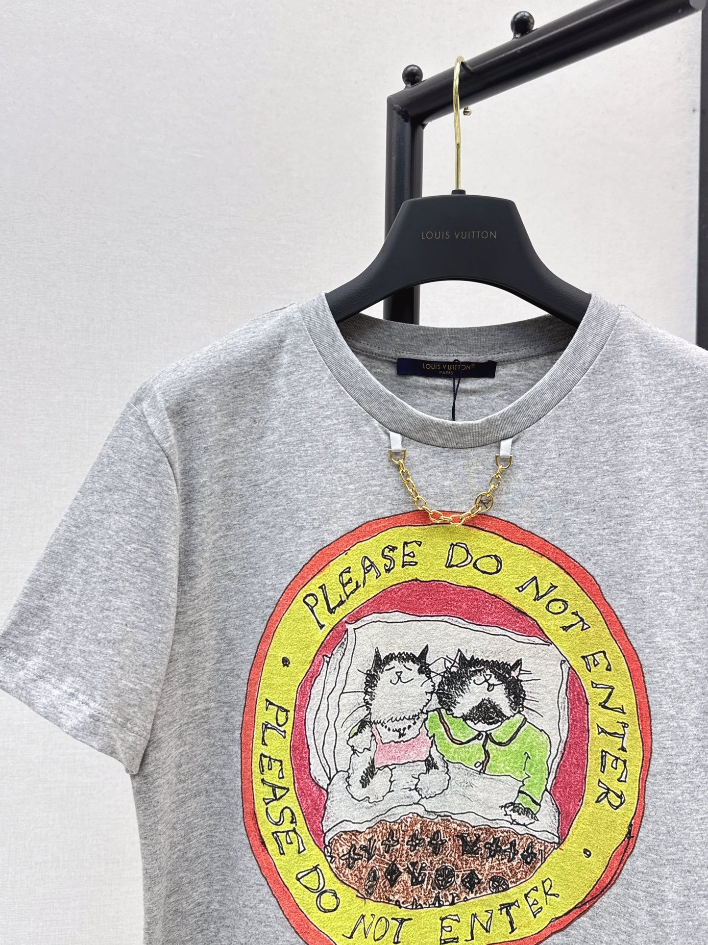 25fw new logo print short-sleeved T-shirt